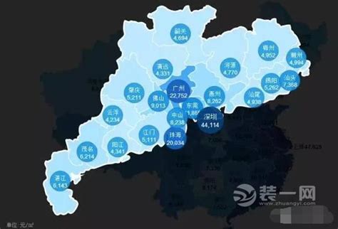 2014年各区均价地图 一分钟8张图读懂深圳楼市_房产资讯-深圳房天下
