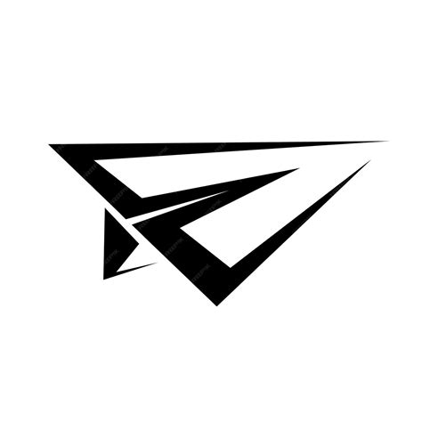 Paper plane logo | Premium Vector