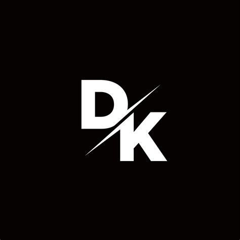 Letter DK Logo Design. Initial DK Logotype Template for Business and ...