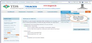 Request for 26A/27BA for Non TDS Deduction/ TCS Collection Transactions