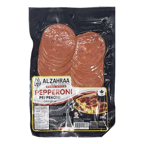 Alzahraa Sliced Beef Pepperoni (200 g) Delivery or Pickup Near Me ...