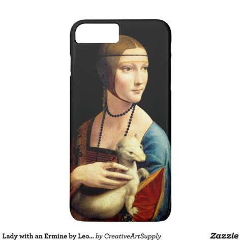 Lady with an Ermine by Leonardo Da Vinci Case-Mate iPhone Case | Zazzle ...