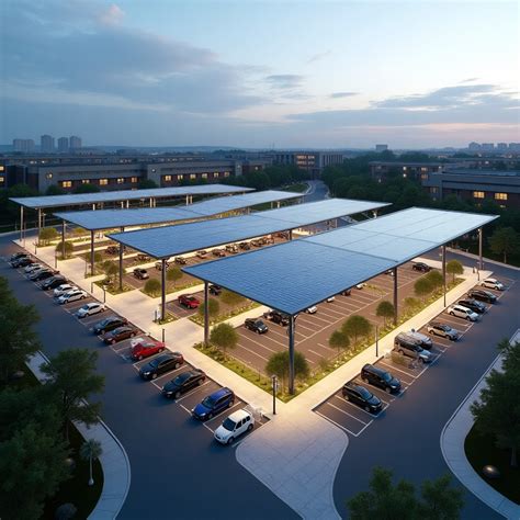 Sustainable University Campus Parking Facility | Stable Diffusion Online