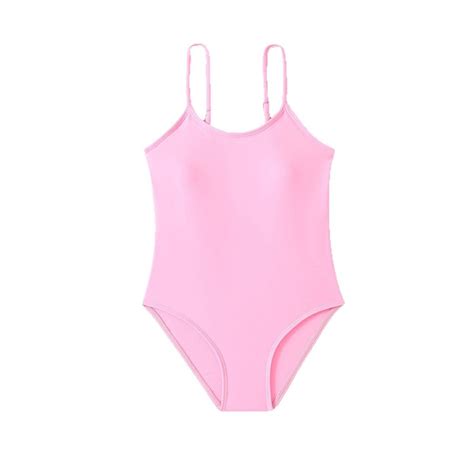 Big Girls One-Piece Swimsuit Bikini Set Swimwear Pink,10-11Y Teen One ...