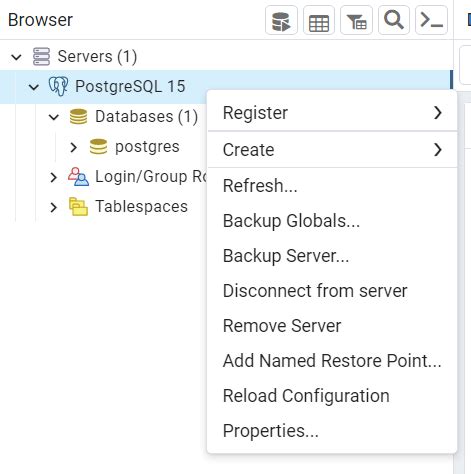 Image result for Backup pgAdmin