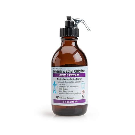 Gebauer's Ethyl Chloride® Topical Anesthetic Skin Refrigerant, Fine ...