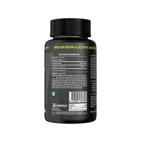 BigMuscles Nitrox L Arginine Tablets | Nutriride