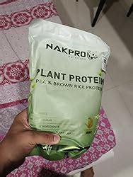 NAKPRO Vegan Plant Protein Powder | 25.21g Protein, 4.85g BCAA | Pea ...