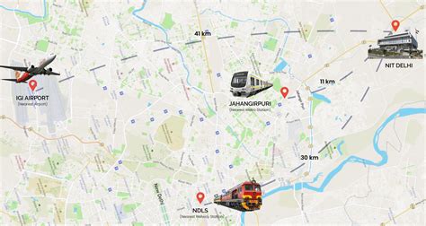 How to Reach | NIT Delhi