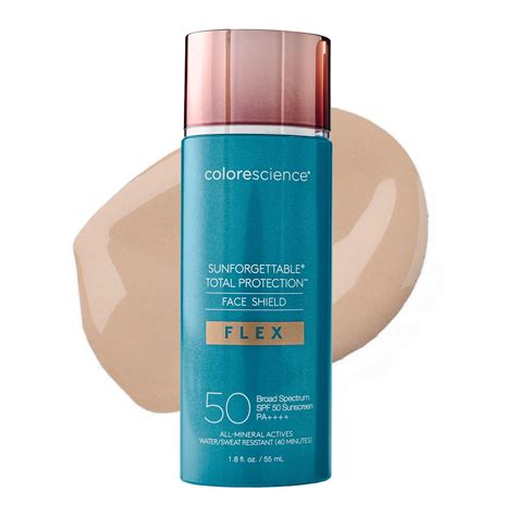 Colorescience Total Protection Face Shield Flex SPF 50, Zinc Oxide ...