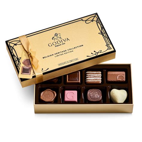 Amazon.com: Godiva Chocolatier Heritage Collection – 8-Piece Assorted ...