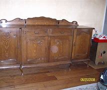 Image result for Antique Oak Sideboard