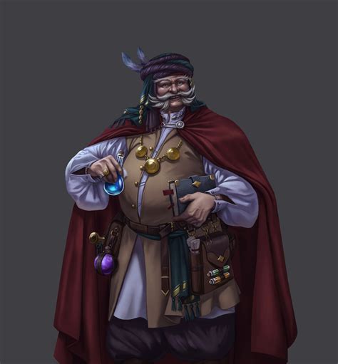 ArtStation - Merchant character concept