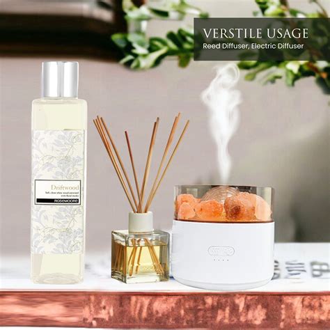 Home Rosemoore Driftwood Scented Reed Diffuser Refill Oil 200 ml