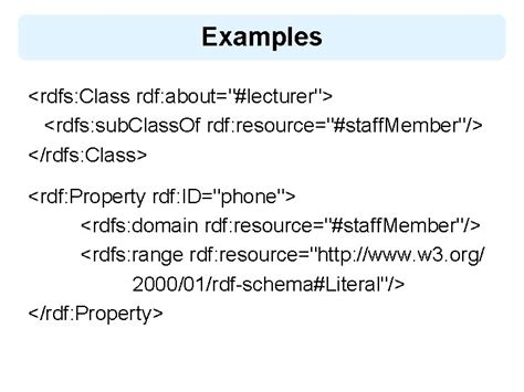 RDF Schema 的图像结果