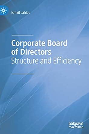 Buy Corporate Board of Directors: Structure and Efficiency Book Online ...