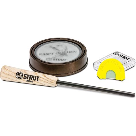 Hunter's Specialties Strut Raspy Old Hen Slate Turkey Call with Mouth ...