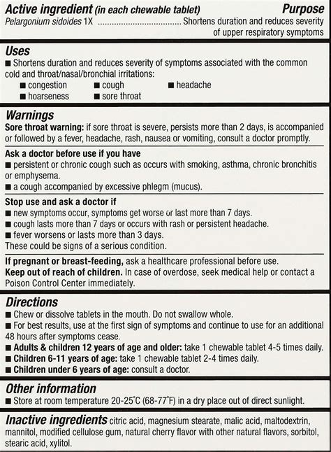 Natures Way Umcka Cold Cherry 20 tabletas – Yaxa Colombia