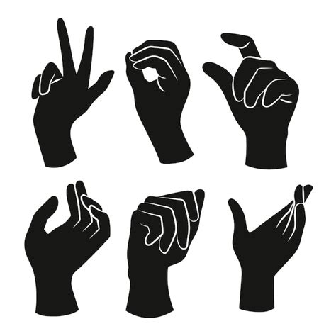 Images de Silhouettes Mains – Téléchargement gratuit sur Freepik