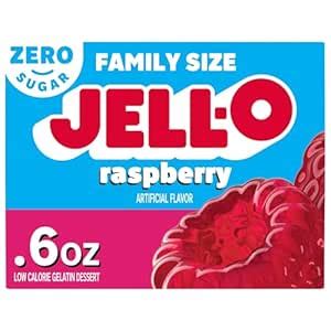 Jell-O Jello Sugar Gelatin Dessert Raspberry 06 Oz : Amazon.in: Grocery ...