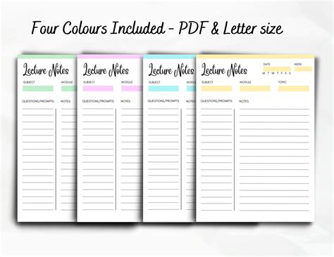 Image result for Course Notes Printable