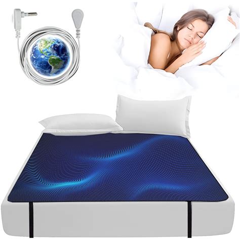 FormiPow Grounding Mat for Bed King, 76"x80" Earthing Mat Grounding Pad ...