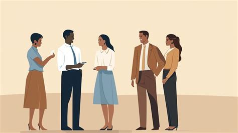 Group of People Standing in a Room Talking 的图像结果