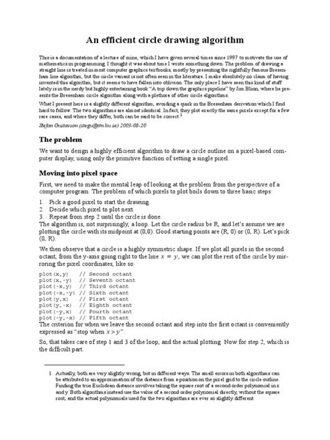 Algorithm and Flowchart of Radius of Circle 的图像结果