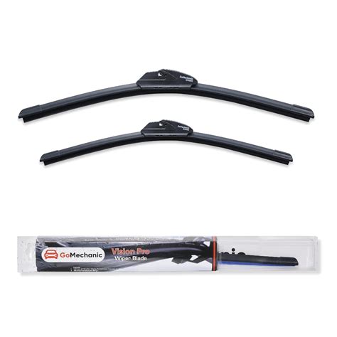 GoMechanic Vision PRO Curved Frameless Wiper Blades Compatible with ...