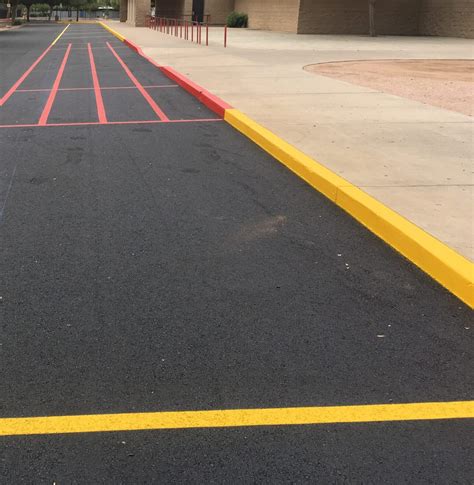 What Do The Different Curb Colors Mean in AZ Parking Lots? | Striping ...