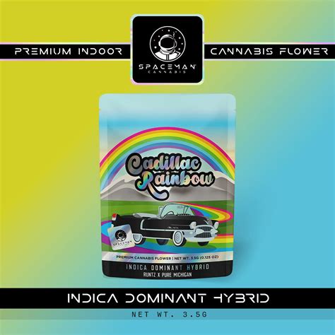 Spaceman - 3.5g Flower - Cadillac Rainbow - Spaceman Cannabis