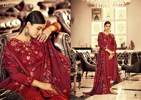 Zulfat Al Marina Catalog Premium Wear Woollen Pashmina Dress Materials ...