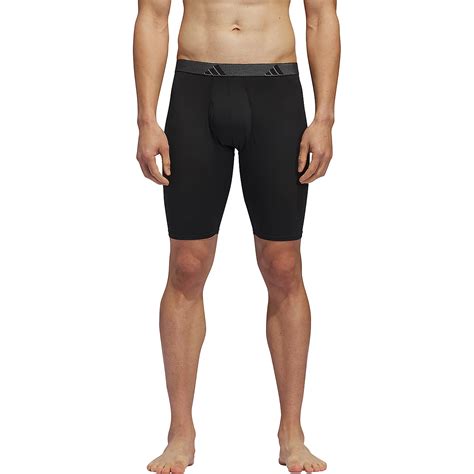 adidas Men's Microfiber Long Boxer Briefs 3-Pack | Academy