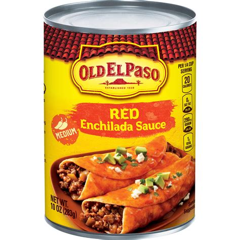 Enchilada Sauce-Medium Red 10oz - Products - Old El Paso