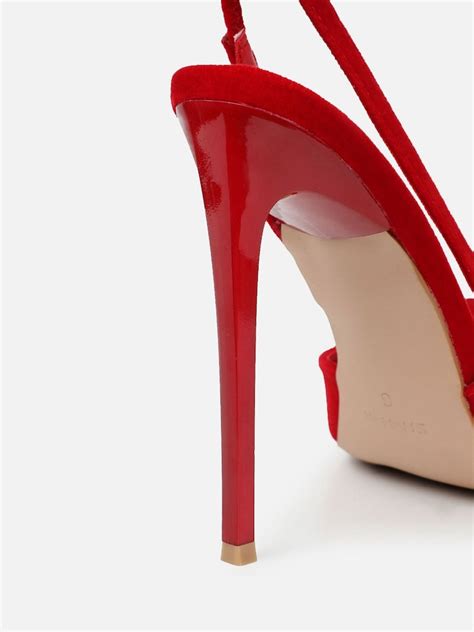 Buy Simmi London Red Toppaz Bow Heeled Shoes from Next India