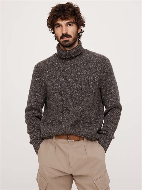 Men's Mock Neck Sweaters | Banana Republic Canada