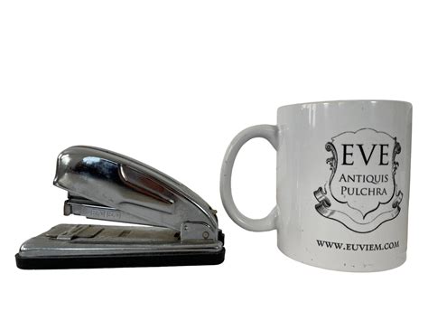 Vintage Spanish Petrus Silver Metal Stapler Staple Desktop Boxed Prop ...