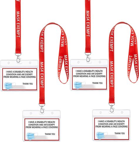 Outus Health Exemption Travel ID Card Set with Detachable India | Ubuy