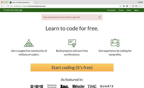 Freecodecamp Sign In 的图像结果