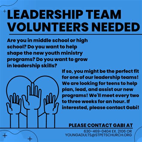 Young Adults and Teens | St. Petronille Parish