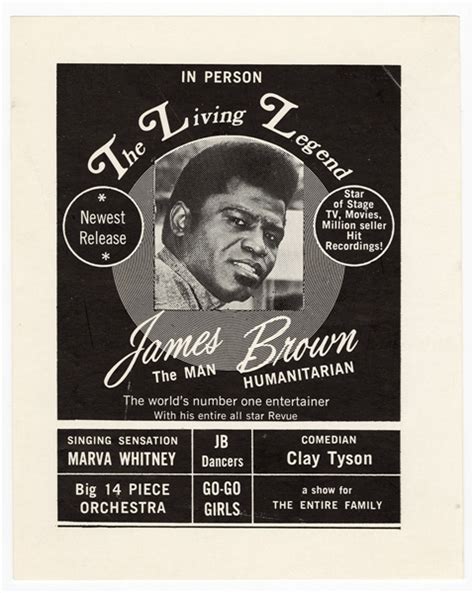 Lot Detail - James Brown Original Vintage Concert Handbill