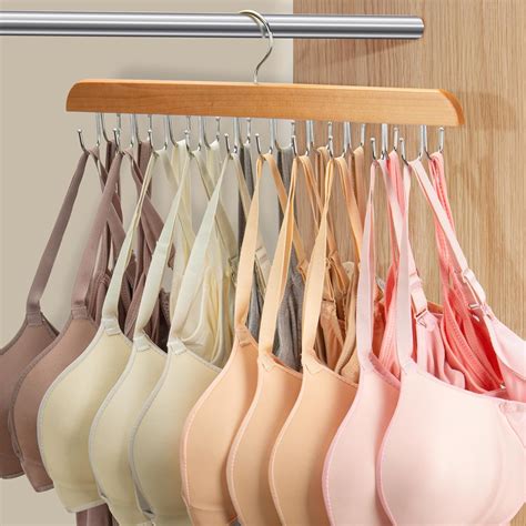 Amazon.com: VOOVAO Bra Hanger for Closet, 20 Hooks, Space Saving, 360 ...