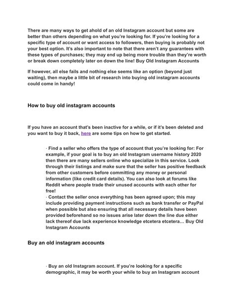 PPT - Buy Old Instagram Accounts PowerPoint Presentation, free download ...