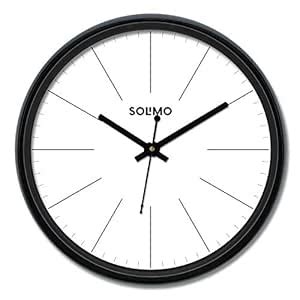 Buy Amazon Brand - Solimo Plastic Wall Clock - (12 Inch, Opulent White ...
