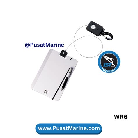 Slate Bawah Air / Underwater Slate With Locking Retractor And Ruller ...