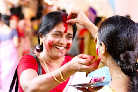 My Mother on Dashami (the last day of Durga Puja)