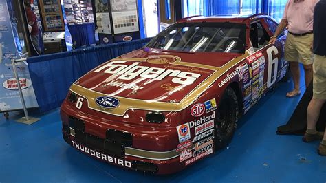 Mark Martin's classic No. 6 Ford Thunderbird shines at Charlotte Auto Fair | FOX Sports