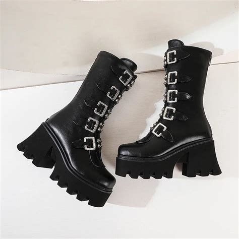 Maxim Chunky Boots – Label Frenesi Fashion