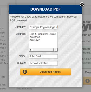 Renold Chain Selector - Renold Plc