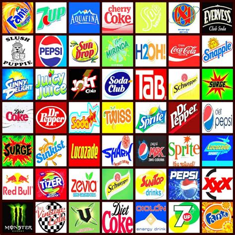 Solve Soft drink logos jigsaw puzzle online with 169 pieces